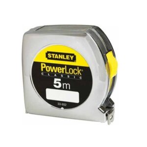 STANLEY Bandmaß PowerLock 5 m mit Sichtfenster (Kunststoffgehäuse)