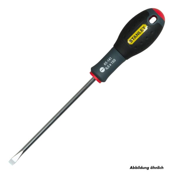 STANLEY FatMax Schraubendreher 0-65-479 Schlitz 3 x 75 mm, Griff direkt auf die Chrom-Vanadium Klinge aufgebracht praktisch unzerstörbar – Bild 2