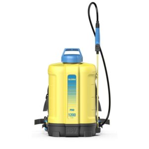 GLORIA Akku Drucksprühgerät Pro 1200 li-on 18V, 12L inkl. Hohlkegel- & Flachstrahldüse, Gartenspritze, Sprühgerät, Druckpumpe