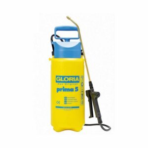 GLORIA Drucksprüher Drucksprühgerät prima 5 Typ 39 TE- 5 Liter, Messing-Sprühlanze, Messing-Düse, Gartenspritze, Sprühgerät, Druckpumpe