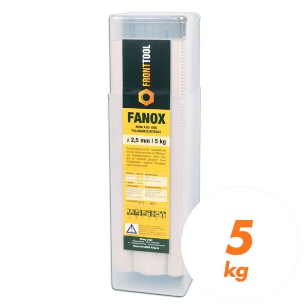 Fronttool Fanox Montage- und Fallnahtelektrode, Stabelektrode, Universalelektrode 5kg – Bild 2