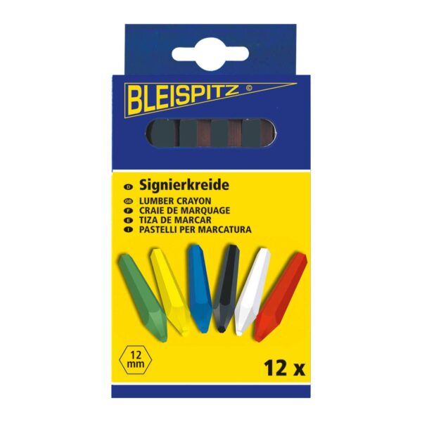 Bleispitz Signierkreide 12 Stück, Markierkreide, Forstkreide, Kreide, Reifenkreide, Baukreide – Bild 2