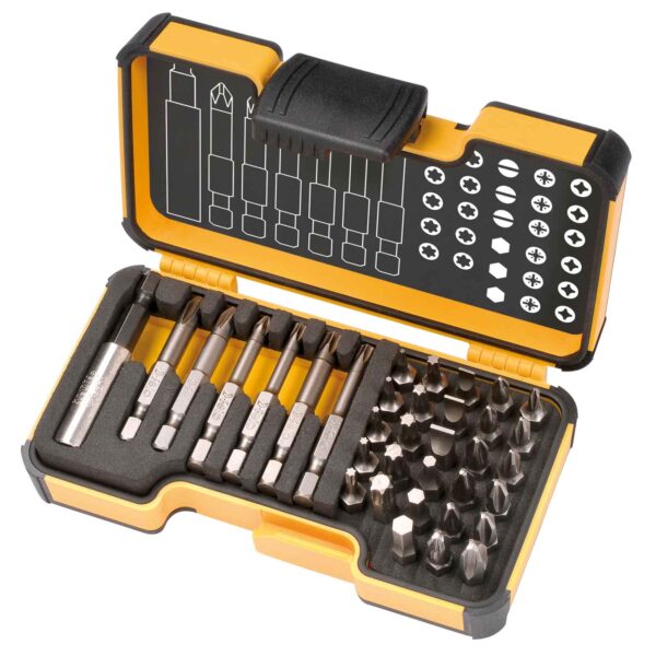 felo Bit-Set Strongbox 35 tlg. Felo inkl. 28 Bits 25 mm, 6 Bits 50 mm, Bithalter – Bild 2