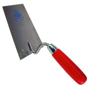 HaWe Maurerkelle, Putzkelle, Trapezkelle, Chromnickelstahl Kelle 180 mm rostfrei