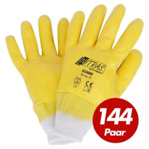 NITRAS 03400V Nitrilhandschuhe Schutzhandschuhe Gartenhandschuhe - VPE 144 Paar