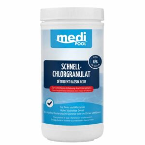 mediPOOL Schnell-Chlor Granulat Chlorgranulat Aktivchlor Poolreinigung Poolpflege