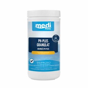 mediPOOL pH-Plus Granulat, pH Heber, pH Regulator, Wasserpflege, Chlorgranulat für den Pool