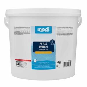 mediPOOL pH-Plus Granulat, pH Heber, pH Regulator, Wasserpflege, Chlorgranulat für den Pool