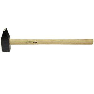 HaWe Vorschlaghammer 70cm - Hammer, Schlosserhammer, Eschenholzstiel, Grifflänge ca. 70 cm, mit ovalem Loch - DIN 1042