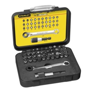 STANLEY 1-13-905 Bit-Satz 1/4" - 25 mm - Mit Knarrenschlüssel - 32-teilig