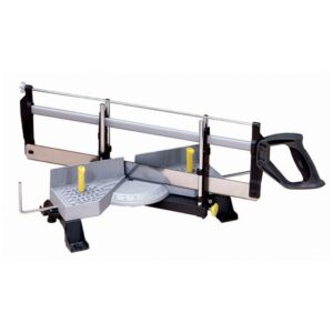 STANLEY 1-20-800 Gehrungslade Metall mit Säge - 560 x 95 mm Parallelanschlag
