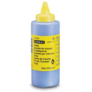 STANLEY Schlagschnurkreide 1-47-803 225g- Schlagschnurpulver blau, Markierfarbe