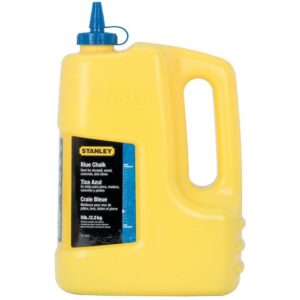 STANLEY Schlagschnurkreide 1-47-917 1000g- Schlagschnurpulver blau, Markierfarbe