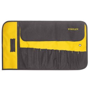 STANLEY Rolltasche 1-93-601 - Werkzeugtasche mit 12 Fächern - Werkzeugrolltasche aus Nylon