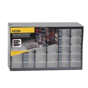 STANLEY 1-93-980 Kleinteilemagazin robust - mit 30 transparenten Schubladen