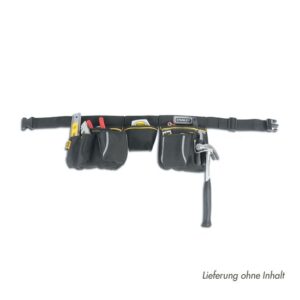 STANLEY 1-96-178 Werkzeuggürtel mit abnehmbaren Taschen 60 x 25,5 x 7,5 cm