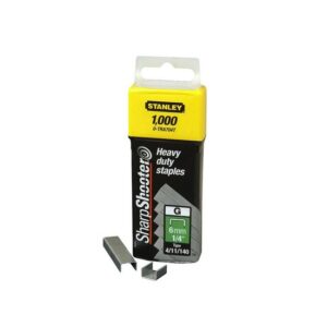 STANLEY Klammern Typ G (1000 Stück) für Elektro- und Handtacker - 10 mm
