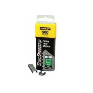 STANLEY Klammern Typ G (1000 Stück) für Elektro- und Handtacker - 14 mm