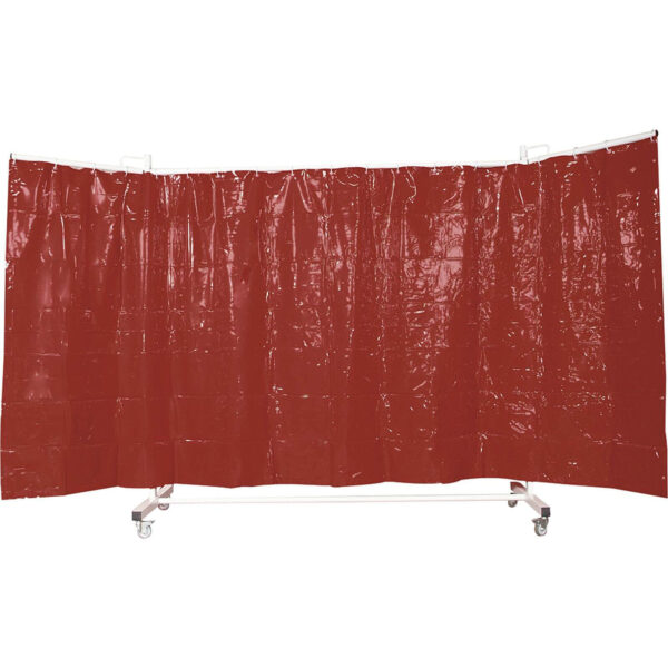 CEPRO Omnium Schweißschutzwand Premium Dreiteilig, Stellwand, Trennwand, Schweißtrennwand 375 cm DIN EN ISO 25980 – Bild 2