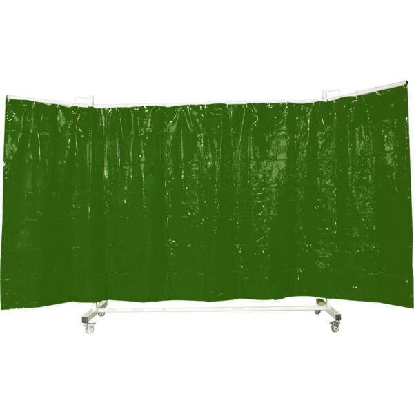 CEPRO Omnium Schweißschutzwand Premium Dreiteilig, Stellwand, Trennwand, Schweißtrennwand 375 cm DIN EN ISO 25980 – Bild 2