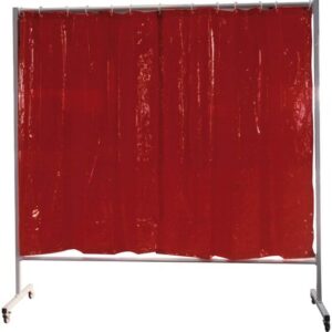 CEPRO Omnium Schweißschutzwand Premium einteilig, Stellwand, Trennwand, Schweißtrennwand 215 cm DIN EN ISO 25980