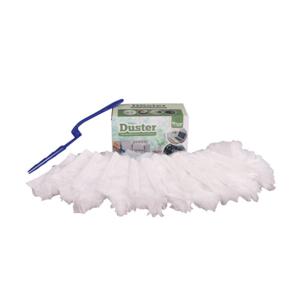 bellanet Staubwischer Duster Set Staubmagnet, Haltegriff mit 10 Staubwedel, Staubtücher mit Mikrofasern – Bild 2