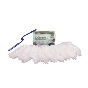 bellanet Staubwischer Duster Set Staubmagnet, Haltegriff mit 10 Staubwedel, Staubtücher mit Mikrofasern