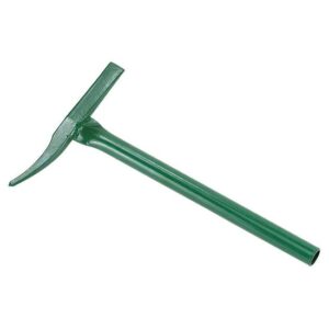 Rimag Schweißerhammer - 23002 - Pickhammer, Schlackehammer Ganzstahl Grün, DIN 5133, Ovalrohr 20 mm - 400g