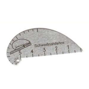 Schweißnahtlehre Schweißnahtmeßlehre Messlehre aus Aluminiumblech