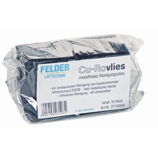 FELDER Cu-Rovlies Reinigungsvlies, Vlies metallfrei 60 x 130mm - VPE 10 Stück – Bild 2