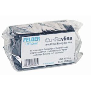 FELDER Cu-Rovlies Reinigungsvlies, Vlies metallfrei 60 x 130mm - VPE 10 Stück