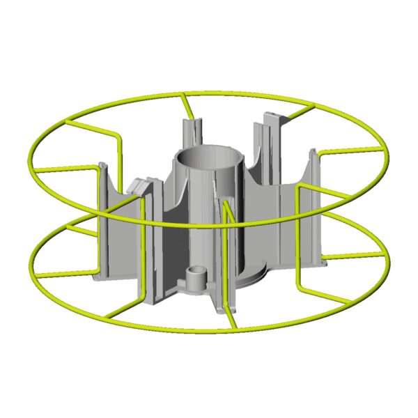 Adapter für Korbspulen 6-armig – Bild 2