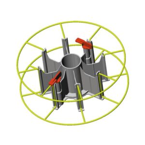 Adapter für Korbspulen 8-armig
