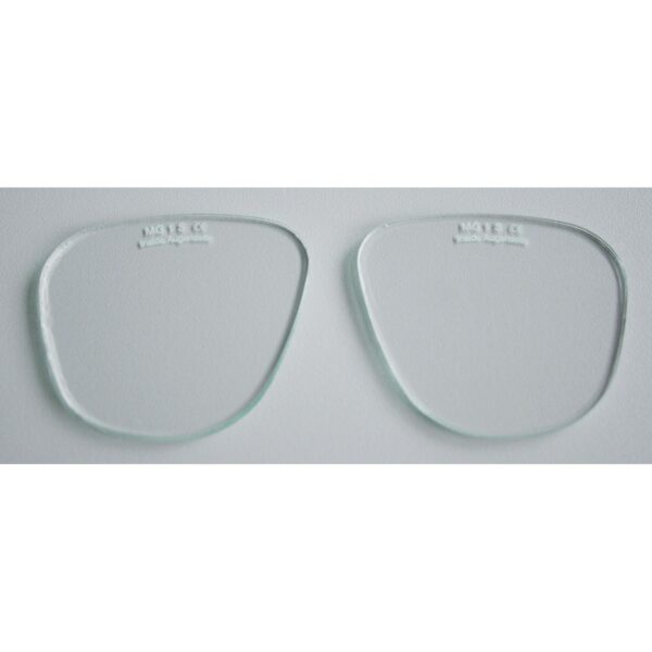 Brillengläser Schutzgläser Plastik Gläser oval farblos 62 x 52 mm – Bild 2