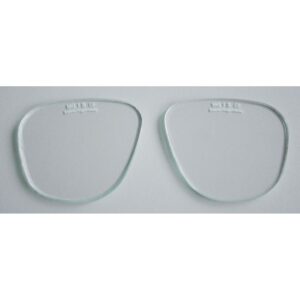 Brillengläser Schutzgläser Plastik Gläser oval farblos 62 x 52 mm