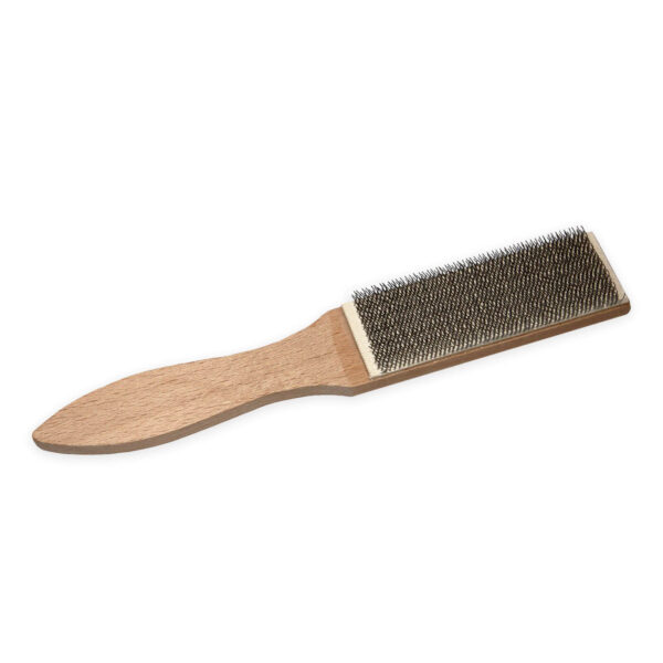 Feilenbürsten mit Holzgriff Drahtbürste Stahldraht Bürste Gr. 250x40 mm – Bild 2