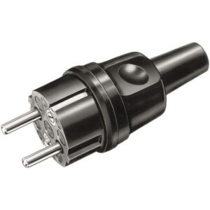 Rimag Vollgummi-Stecker - Stromstecker, Netzstecker 250 V 16 A mit Schutzkontakt