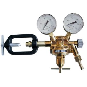 HERCULES Druckminderer Acetylen Druckregler Autogen Schweißen Gas-Druckminderer einstufig 20 bar 0-1,5 bar