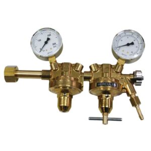 HERCULES Druckminderer Argon/CO2 Gas Druckregler zweistufig Staudüse MIG MAG WIG Schutzgas Schweißen, Gas-Druckminderer 200 bar 0-32 L/min