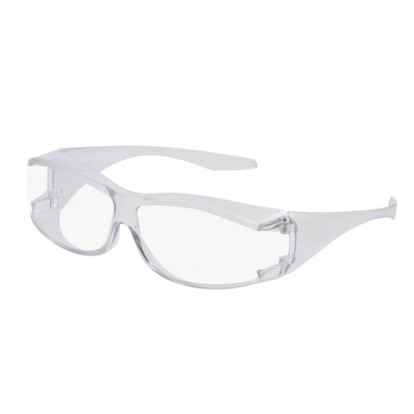 MSA Schutzbrille OverG Besucherbrille Überbrille kratzfest klar, Sicherheitsbrille für Brillenträger, Arbeitsschutzbrille – Bild 2