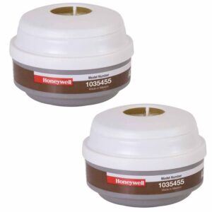 Honeywell Filter N-Serie A2P3 - organische Dämpfe/Partikel, Bajonettanschluss, für Valuair, Premier, Optifit, MXPF, N5400 Masken - 1 Paar