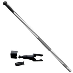 Fugenial Alu-Teleskopstiel + Fugidaptor Zubehör-Set für Fuginator Fugenbürste für Bad, Küche und Haushalt
