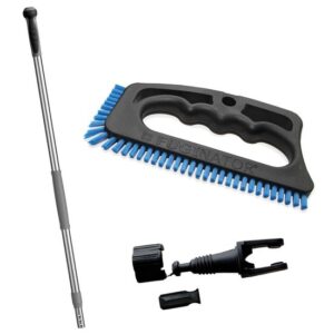Fugenial Fuginator Fugenbürste "Master" + Alu-Teleskopstiel + Fugidaptor Set für Bad, Küche und Haushalt
