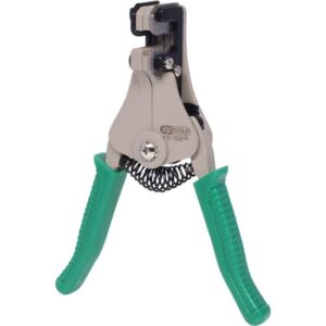 KS-Tools Automatik-Abisolierzange 115.1028 Crimpzange, Abisolierhilfe mit Klemmbacken - 0,5-2mm