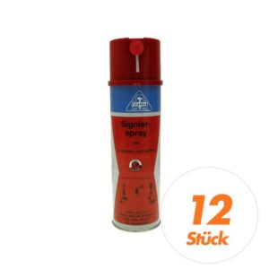 HaWe Signierspray 500 ml 12 Stück, Markierungsfarbe, Signalfarbe, Markierspray, schnell trocknend - in verschiedenen Farben