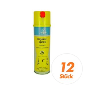 HaWe Signierspray 500 ml 12 Stück, Markierungsfarbe, Signalfarbe, Markierspray, schnell trocknend - in verschiedenen Farben