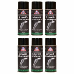 HaWe Schweißschutzspray 6x 400 ml, Trennspray, Düsenschutz, Schweißspray, Schweißtrennmittel, Schweißtrennspray
