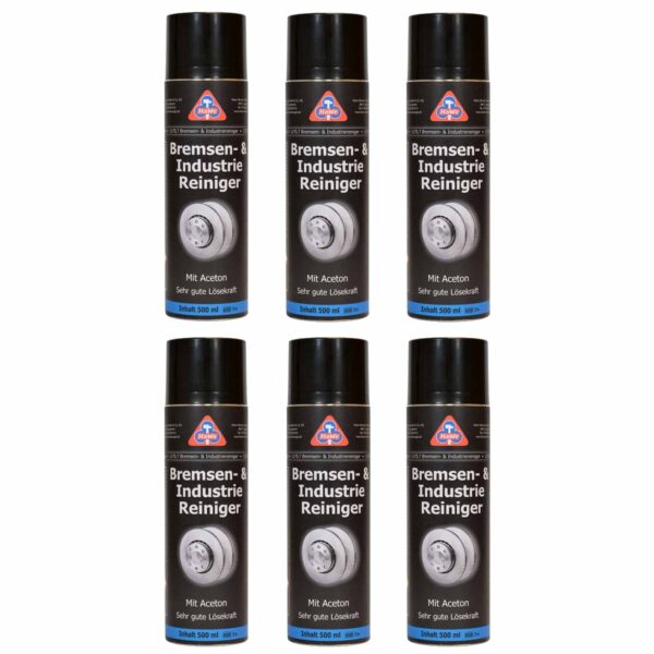 HaWe Bremsen- und Industriereiniger 6x 500 ml, Entfetter, Bremsenreiniger, Teilereiniger, Montagereiniger – Bild 2