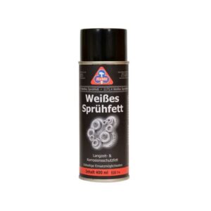 HaWe Weißes Sprühfett 400 ml, Langzeitschmierfett, Langzeitfett, Schmierfett, Allzweckfett, Haftfett, Fettspray