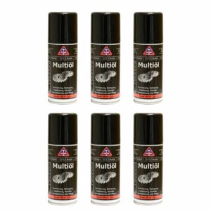 HaWe Multiöl 6x 100 ml, Multifunktionsöl, Rostlöserspray, Servicespray, Schmiermittel, Pflegespray